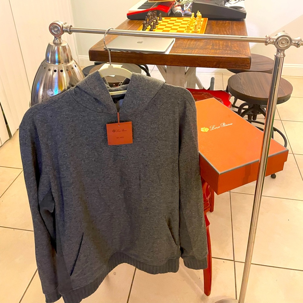 Loro Piana Hoodie Remix Jersey Light FAL8815 BOSX